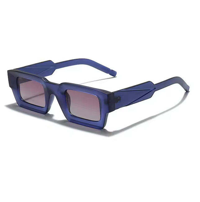 Lunette Fresh – Lunettes de soleil rectangle au design moderne. Verres fumés teintés avec protection UV, alliant élégance et confort pour un style affirmé.